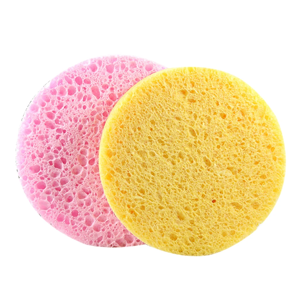 2pcs/set New Natural Thicken Cotton Pulp Round Facial Soft Cosmetic Puff Oil Washing Cleansing Pink Yellow Sponge
2pcs/set New Natural Thicken Cotton Pulp Round Facial Soft Cosmetic Puff Oil Washing Cleansing Pink Yellow Sponge