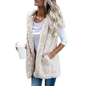 2018 Autumn Winter Women Hooded Vest Warm Thick Velvet Vests Jacket Female Sleeveless Cashmere Waistcoat Coat Tops Plus Size1056
2018 Autumn Winter Women Hooded Vest Warm Thick Velvet Vests Jacket Female Sleeveless Cashmere Waistcoat Coat Tops Plus Size1056