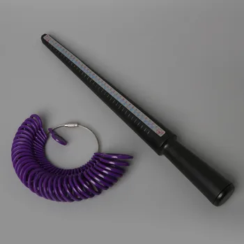 Hot 1 Set (HK Finger Ring Size Measure Gauge+ ABS Plastic Mandrel Stick Finger Gauge)Ring Measuring Jewelry Tools & Equipments
Hot 1 Set (HK Finger Ring Size Measure Gauge+ ABS Plastic Mandrel Stick Finger Gauge)Ring Measuring Jewelry Tools & Equipments