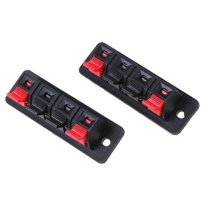 2Pcs New 4 Positions Connector Terminal Push In Jack Spring Load Audio Speaker Terminals Breadboard Clip
2Pcs New 4 Positions Connector Terminal Push In Jack Spring Load Audio Speaker Terminals Breadboard Clip