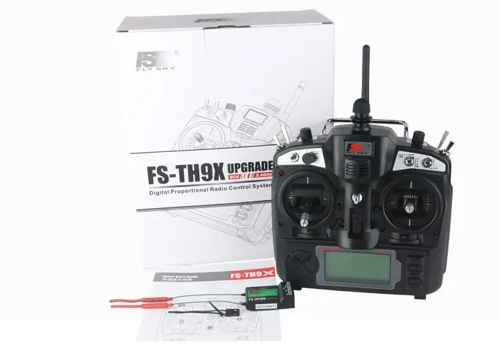 FlySky FS TH9X FS-TH9X FS-TH9X-B FS-TH9B 2.4G 9CH Radio Set System ( TX FS-TH9X + RX FS-IA10B) RC 9CH Transmitter + Receiver
FlySky FS TH9X FS-TH9X FS-TH9X-B FS-TH9B 2.4G 9CH Radio Set System ( TX FS-TH9X + RX FS-IA10B) RC 9CH Transmitter + Receiver
