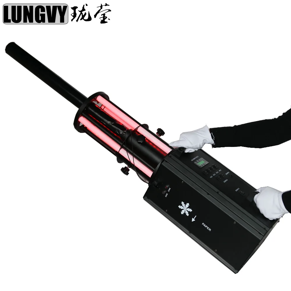 Free Shipping 400W 4 Shoot Led Confetti Blower Stage Effect Cannon LED Confetti Machine For Disco DJ Party Wedding Show
Free Shipping 400W 4 Shoot Led Confetti Blower Stage Effect Cannon LED Confetti Machine For Disco DJ Party Wedding Show