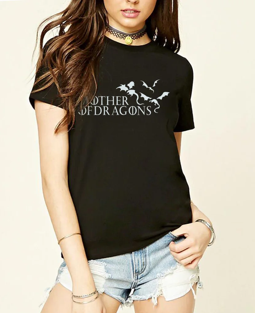 Hot Sale 2019 T-shirt Women bodybuilding Ringer Tee Shirt Femme Mother of Dragons T Shirt women's Short Sleeve cotton O-neck
Hot Sale 2019 T-shirt Women bodybuilding Ringer Tee Shirt Femme Mother of Dragons T Shirt women's Short Sleeve cotton O-neck