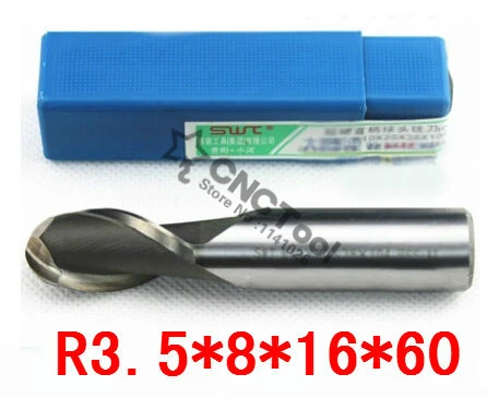 Free shipping 10PCS R3.5 high speed steel ball end milling cutter, straight shank white steel cutter, R alloy milling cutter
Free shipping 10PCS R3.5 high speed steel ball end milling cutter, straight shank white steel cutter, R alloy milling cutter