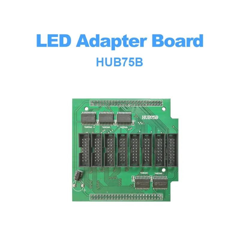 HUB75 Board Full Color LED panel display Conversion Card Hub75B Adapter board Support 1/2, 1/4, 1/8, 1/16 Scan
HUB75 Board Full Color LED panel display Conversion Card Hub75B Adapter board Support 1/2, 1/4, 1/8, 1/16 Scan