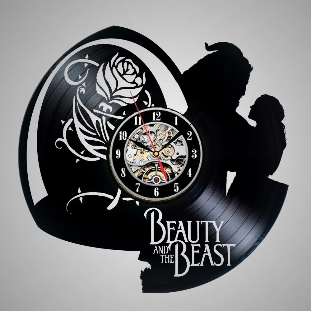 Beauty and Beast Belle Cartoon Vinyl Record Design Wall Clock - Decorate your home with Modern Beauty and the Beast Art - Best g
Beauty and Beast Belle Cartoon Vinyl Record Design Wall Clock - Decorate your home with Modern Beauty and the Beast Art - Best g