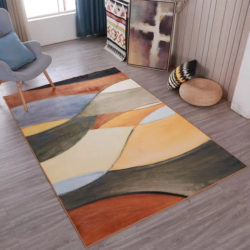 Modern Abstract Art Super Soft Carpet High Density Washed Art Anti-slip Rugs Pad Bedside Blanket Prayer Parlor Bedroom Floor Mat
Modern Abstract Art Super Soft Carpet High Density Washed Art Anti-slip Rugs Pad Bedside Blanket Prayer Parlor Bedroom Floor Mat