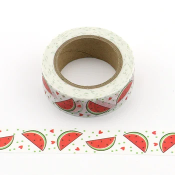 10M Roll Summer Watermelon Washi Tape Scrapbooking Tools Cute Cinta Adhesiva Decorativa Masking Tape Japanese Office Stationery
10M Roll Summer Watermelon Washi Tape Scrapbooking Tools Cute Cinta Adhesiva Decorativa Masking Tape Japanese Office Stationery