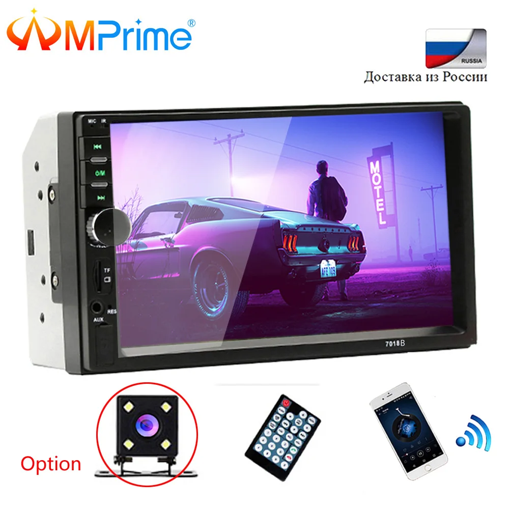 AMPrime Autoradio 2 din General Car Models 7'' LCD Touch Bluetooth 2din Car Radio Player Car Audio Aux FM With Rear View Camera
AMPrime Autoradio 2 din General Car Models 7'' LCD Touch Bluetooth 2din Car Radio Player Car Audio Aux FM With Rear View Camera