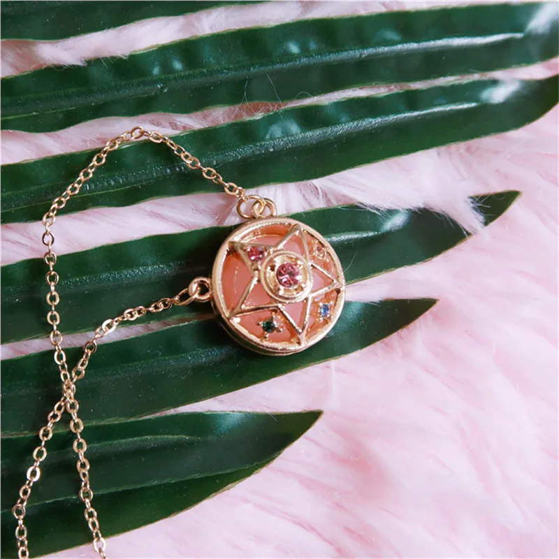 Memory Series Sailor Moon Pendants Accessories Cosplay Choker Necklace Moonlight Memory Round Pendant Necklace Pink Crystals
Memory Series Sailor Moon Pendants Accessories Cosplay Choker Necklace Moonlight Memory Round Pendant Necklace Pink Crystals
