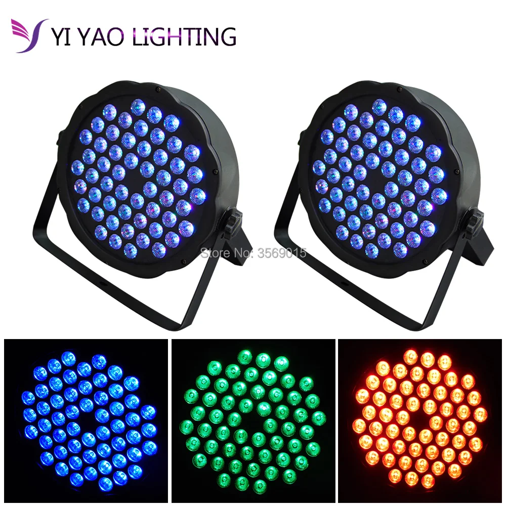 2pcs/lot LED leds 54x3w Super Bright RGB LED PAR Stage Light with DMX512 Control for Disco Club Party Bar
2pcs/lot LED leds 54x3w Super Bright RGB LED PAR Stage Light with DMX512 Control for Disco Club Party Bar
