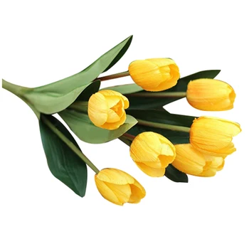 1 Bouquet 9 Heads Fake Tulip Artificial Silk Flower Home Office Wedding Decor Gorgeous(yellow)
1 Bouquet 9 Heads Fake Tulip Artificial Silk Flower Home Office Wedding Decor Gorgeous(yellow)