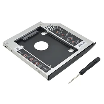 Aluminum 2nd HDD Caddy 9.5mm SATA 3.0 Dual LED SSD Case HDD Enclosure Customized for HP EliteBook 2530p 2540p CD-ROM Optical Bay
Aluminum 2nd HDD Caddy 9.5mm SATA 3.0 Dual LED SSD Case HDD Enclosure Customized for HP EliteBook 2530p 2540p CD-ROM Optical Bay