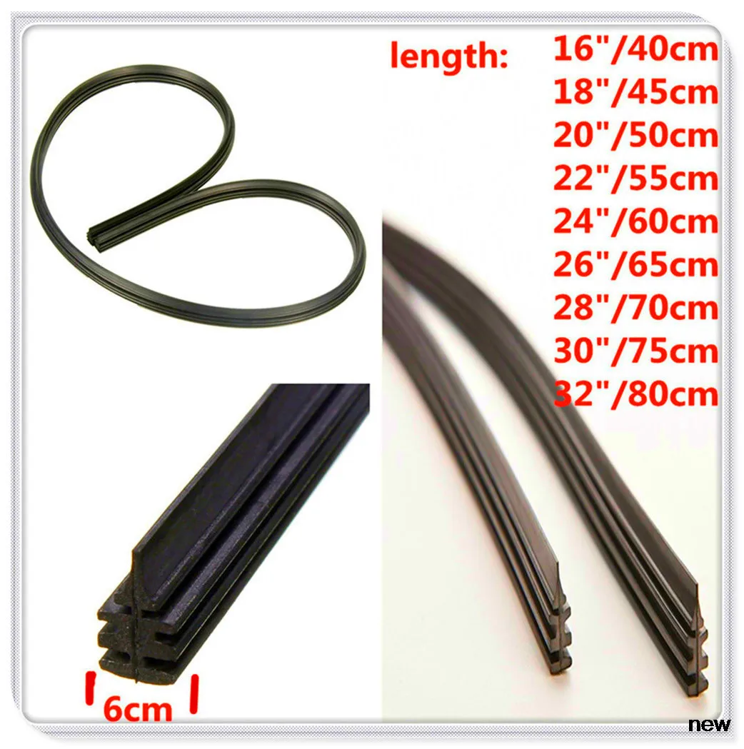 

Car Windshield Wiper Blade Refill Replacement for Ford Focus MK2 MK3 MK4 kuga Escape Fiesta Ecosport Mondeo Fusion