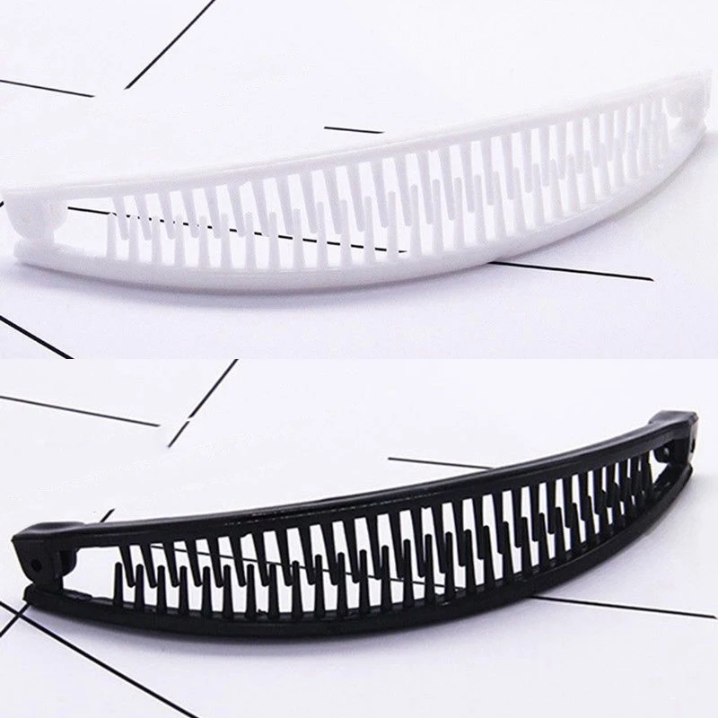 Hot 15.5cm Big Plain Hair comb Korea comb Black/White Clip Hairpin Ponytail Holder Banana Hair Claw
Hot 15.5cm Big Plain Hair comb Korea comb Black/White Clip Hairpin Ponytail Holder Banana Hair Claw