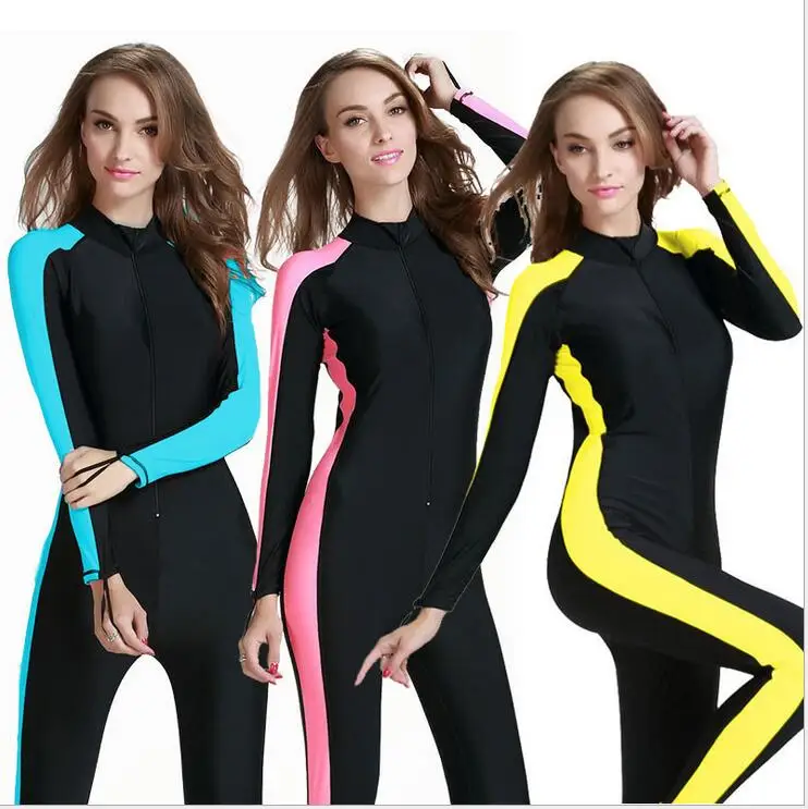 Women lady full sleeves sunscreen sun-proof UV-proof diving surfing one piece Swimwear / Swimsuit A011
Women lady full sleeves sunscreen sun-proof UV-proof diving surfing one piece Swimwear / Swimsuit A011