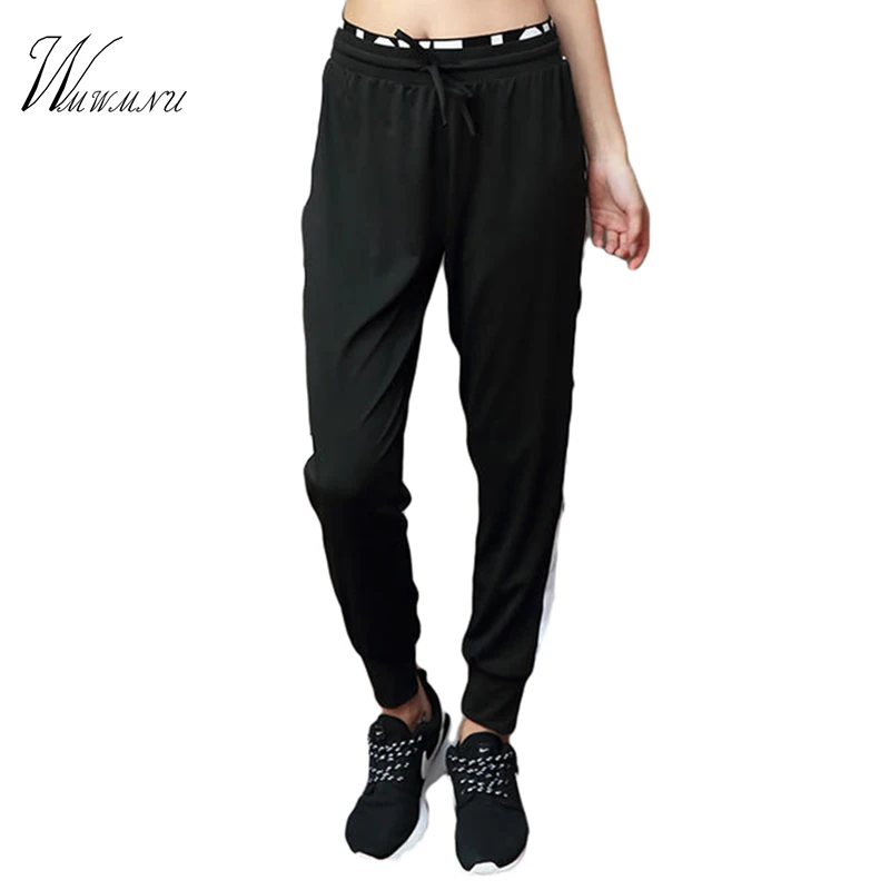 Street wear fitness trousers women for Fashion Letter sweatpants Girl 2018 new lady's black loose jogger elastic harem pants
Street wear fitness trousers women for Fashion Letter sweatpants Girl 2018 new lady's black loose jogger elastic harem pants