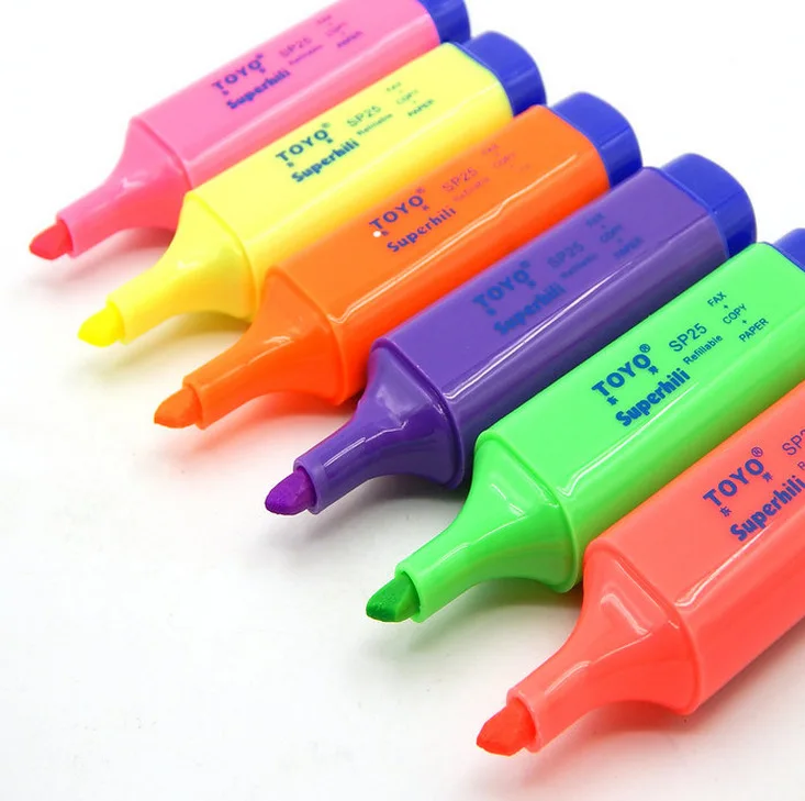 7 colors TOYO Oblique Tip Highlighter Liquid Chalk Marker Pens for LED Writing Board Glass Window Art Painting
7 colors TOYO Oblique Tip Highlighter Liquid Chalk Marker Pens for LED Writing Board Glass Window Art Painting