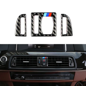 3PCS Carbon Fiber Car Interior Center Control Air Conditioner Outlet Vent Frame Cover Stickers For BMW F10 5 Series 2011-2017
3PCS Carbon Fiber Car Interior Center Control Air Conditioner Outlet Vent Frame Cover Stickers For BMW F10 5 Series 2011-2017