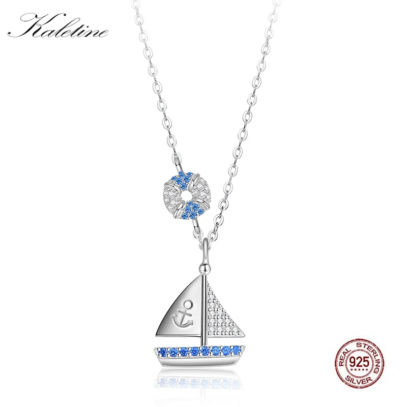 Kaletine 925 Sterling Silver Necklace Women Sailing Boat Main Blue Stone Anchor custom Necklace Pendants Choker Mens Jewelry
Kaletine 925 Sterling Silver Necklace Women Sailing Boat Main Blue Stone Anchor custom Necklace Pendants Choker Mens Jewelry