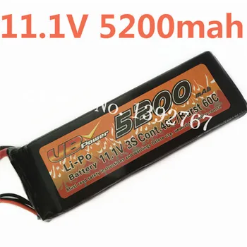 VB Power 11.1V 5200MAH Lipo Li-Po Battery 3S Cont.40C/Burst 60C For RC Racing Cars Monster Truck Boats Tank Recharge RC Battery
VB Power 11.1V 5200MAH Lipo Li-Po Battery 3S Cont.40C/Burst 60C For RC Racing Cars Monster Truck Boats Tank Recharge RC Battery