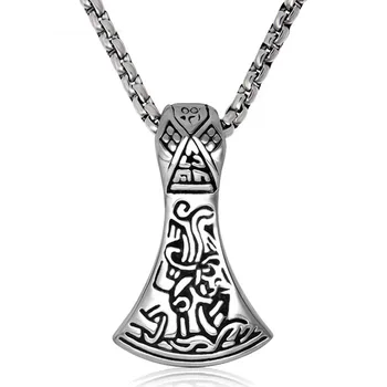 Vintage Norse Vikings Pendant Scandinavian Necklaces Thor Odin Loki Asgard Stainless Steel Christmas Gift tribal mujer bijoux
Vintage Norse Vikings Pendant Scandinavian Necklaces Thor Odin Loki Asgard Stainless Steel Christmas Gift tribal mujer bijoux