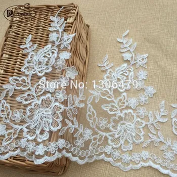 3Yards/lot Refined Luxury with Continental Car Bone Sequined Lace Wedding Dress Accessories Lace Trim 28cm RS1121
3Yards/lot Refined Luxury with Continental Car Bone Sequined Lace Wedding Dress Accessories Lace Trim 28cm RS1121