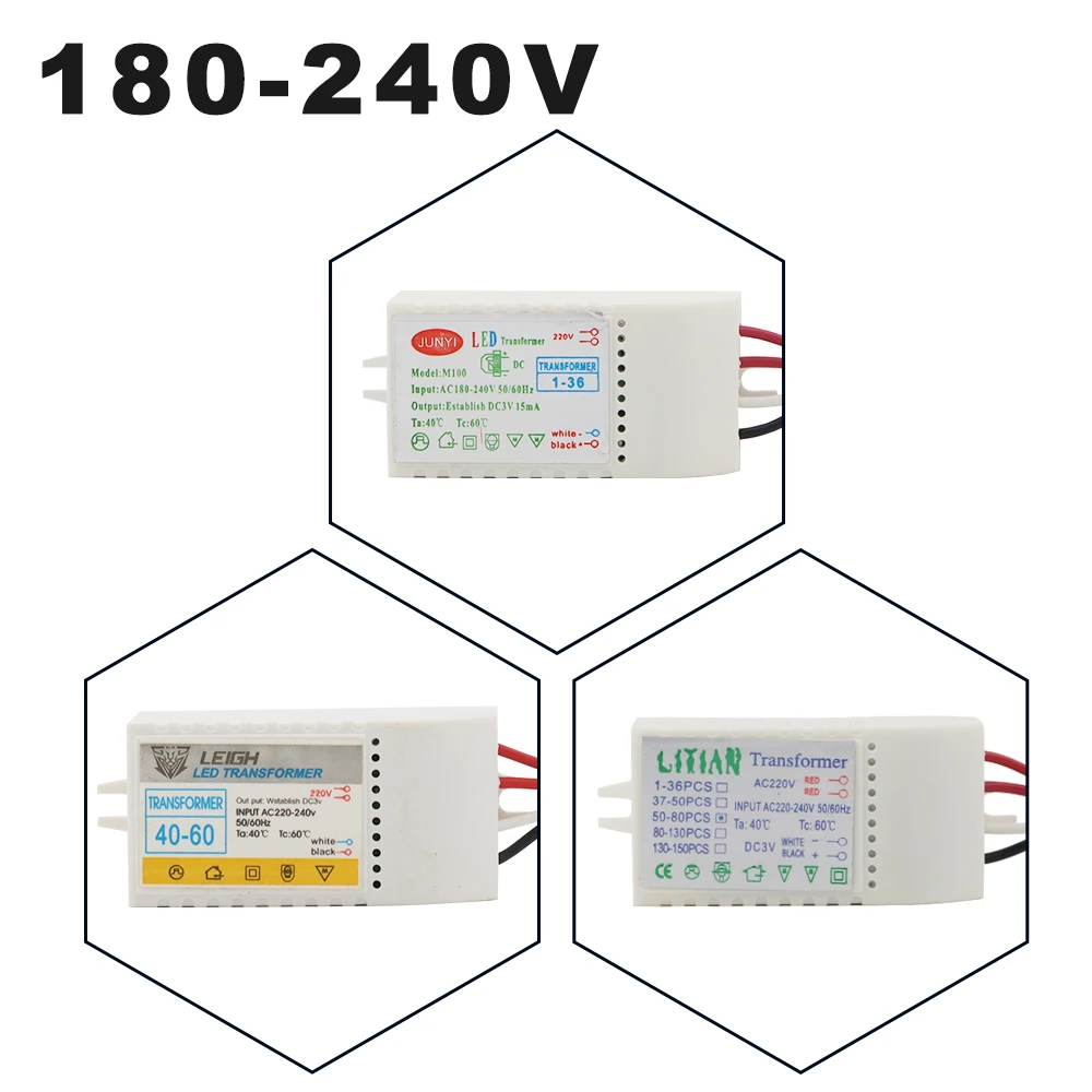 1-80pcs Led Electronic Transformer 220V To DC3V Low-Voltage LED Controller Power Supply LED Driver 15mA For Light Emitting Diode
1-80pcs Led Electronic Transformer 220V To DC3V Low-Voltage LED Controller Power Supply LED Driver 15mA For Light Emitting Diode
