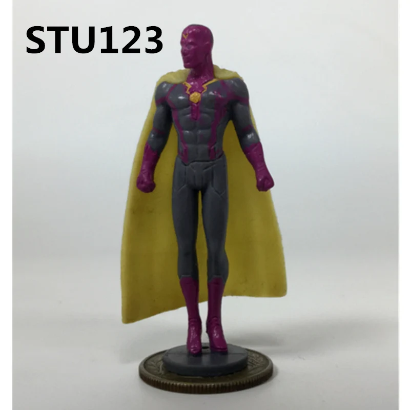 2.36''The Avengers: Age of Ultron Superhero Cyborg Vision PVC Action Figure Collectible Model kids toys OPP bag 6cm N626
2.36''The Avengers: Age of Ultron Superhero Cyborg Vision PVC Action Figure Collectible Model kids toys OPP bag 6cm N626