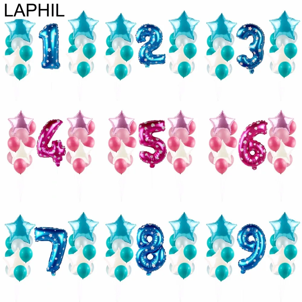 LAPHIL 25pcs Baby Boy Girl Birthday Balloons 1 2 3 4 5 6 7 8 9 10 Years Baby 1st Birthday Party Decorations Kids Baby Shower
LAPHIL 25pcs Baby Boy Girl Birthday Balloons 1 2 3 4 5 6 7 8 9 10 Years Baby 1st Birthday Party Decorations Kids Baby Shower