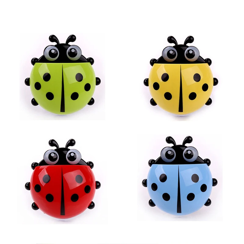 New Funny Cartoon Yellow / Red / Blue / Green Toothbrush Holder Suction Cup Hook Cute Ladybug, Cute Multicolor Storage Rack
New Funny Cartoon Yellow / Red / Blue / Green Toothbrush Holder Suction Cup Hook Cute Ladybug, Cute Multicolor Storage Rack