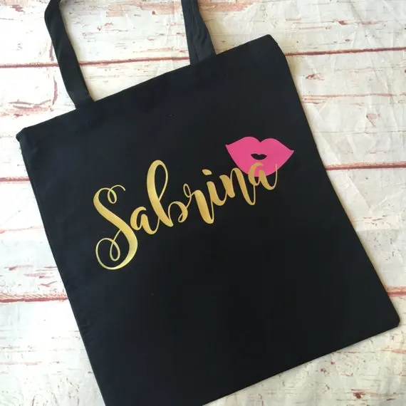 personalize any name black wedding birthdayTote Bags, bridesmaid canvas Tote Bags, Bridesmaid proposal gift Bags
personalize any name black wedding birthdayTote Bags, bridesmaid canvas Tote Bags, Bridesmaid proposal gift Bags