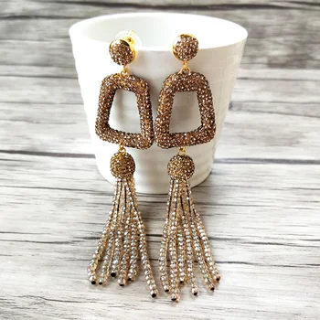 5 Pairs Handmade crystal Tassel Dangle Earrings,square with Pave Rhinestone Earring Jewelry For Women Earrings ER791
5 Pairs Handmade crystal Tassel Dangle Earrings,square with Pave Rhinestone Earring Jewelry For Women Earrings ER791