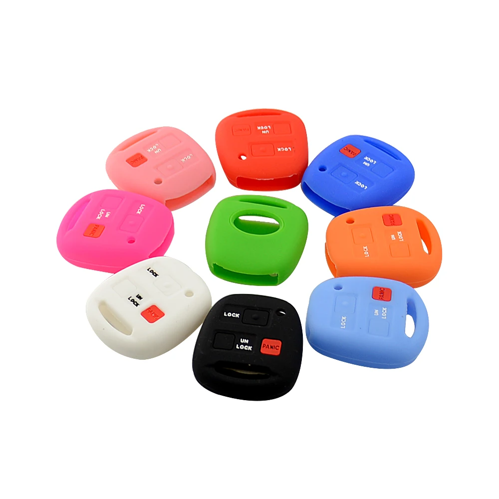 2 Buttons Silicone Rubber Car Key Cover Case Shell For Toyota RAV4 Echo Camry Yaris Avensis Corolla For Lexus GX470 RX350 ES300
2 Buttons Silicone Rubber Car Key Cover Case Shell For Toyota RAV4 Echo Camry Yaris Avensis Corolla For Lexus GX470 RX350 ES300