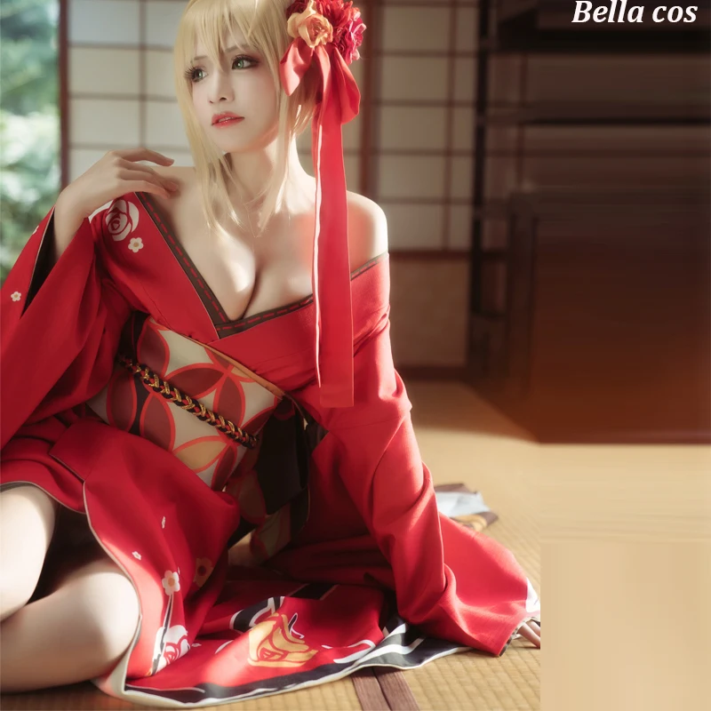 Custom size Fate/Grand Order Nero cosplay wafuku kimono dress costume uniform Halloween costumes for women Anime clothes outfits
Custom size Fate/Grand Order Nero cosplay wafuku kimono dress costume uniform Halloween costumes for women Anime clothes outfits