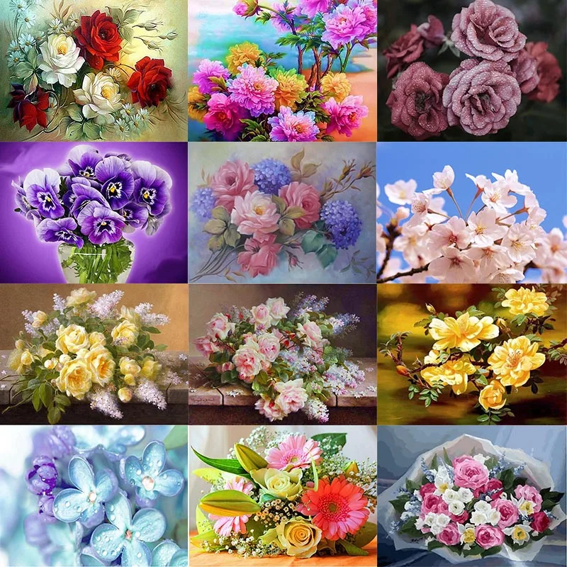 Picture Of Diamond Mosaic Handmade Flowers Bouquet Cross Stitch Decorative Gift Full Round Diamond Embroidery Diamond painting
Picture Of Diamond Mosaic Handmade Flowers Bouquet Cross Stitch Decorative Gift Full Round Diamond Embroidery Diamond painting