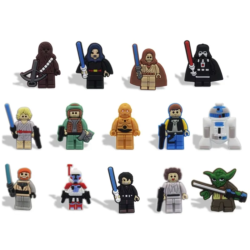 70pcs Superhero Star Wars Cartoon PVC Shoe Charms Buckles Accessorie Fit wristbands Bracelets Croc JIBZ Kids Party Gifts
70pcs Superhero Star Wars Cartoon PVC Shoe Charms Buckles Accessorie Fit wristbands Bracelets Croc JIBZ Kids Party Gifts