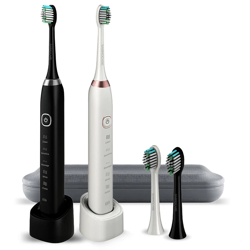 Sonic Adult Electric Toothbrush Ultrasonic Rechargeable Sonicare Automatic Smart Timer Waterproof brush with teeth brush case 
Sonic Adult Electric Toothbrush Ultrasonic Rechargeable Sonicare Automatic Smart Timer Waterproof brush with teeth brush case