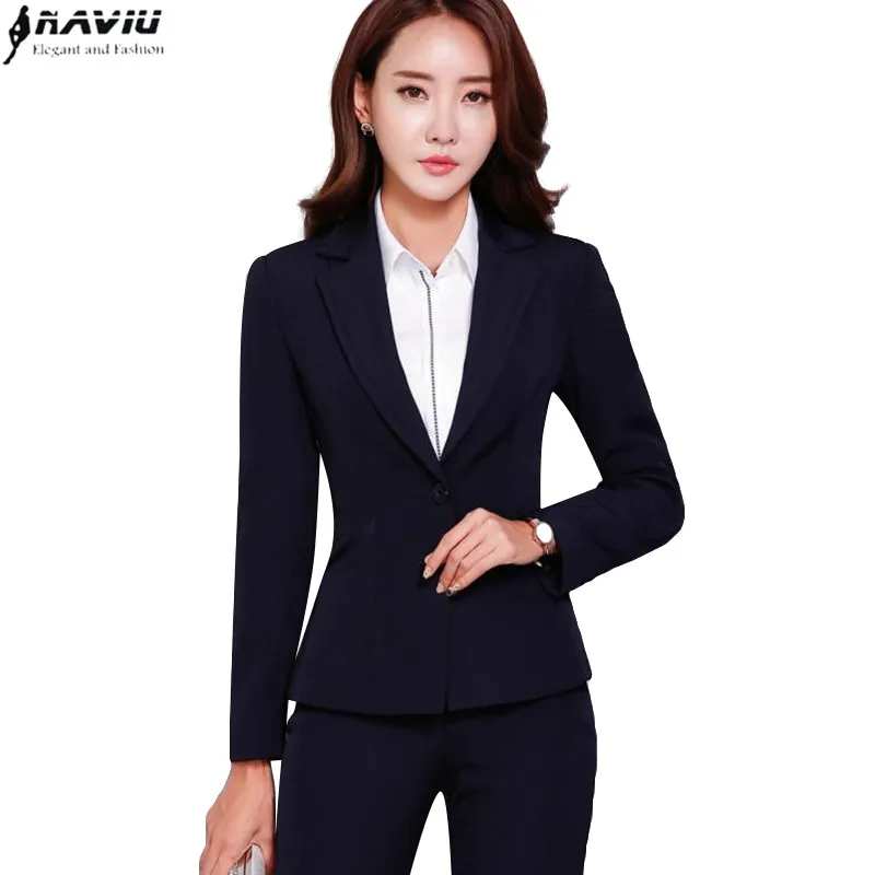 Professional women pants suit fashion business formal slim long sleeve blazer with trousers office ladies plus size work wear
Professional women pants suit fashion business formal slim long sleeve blazer with trousers office ladies plus size work wear