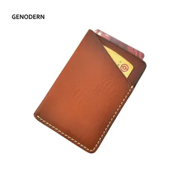 GENODERN Vintage Slim Credit Card Holder Genuine Leather Credit Card Holders Ultra Thin Small Credit Card Case Holder for Men
GENODERN Vintage Slim Credit Card Holder Genuine Leather Credit Card Holders Ultra Thin Small Credit Card Case Holder for Men