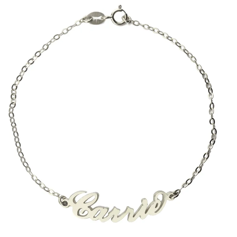 AILIN Freeshipping--Carrie Style Name Bracelet Silver Anklet -Role Chain Personalized Name Jewelry
AILIN Freeshipping--Carrie Style Name Bracelet Silver Anklet -Role Chain Personalized Name Jewelry