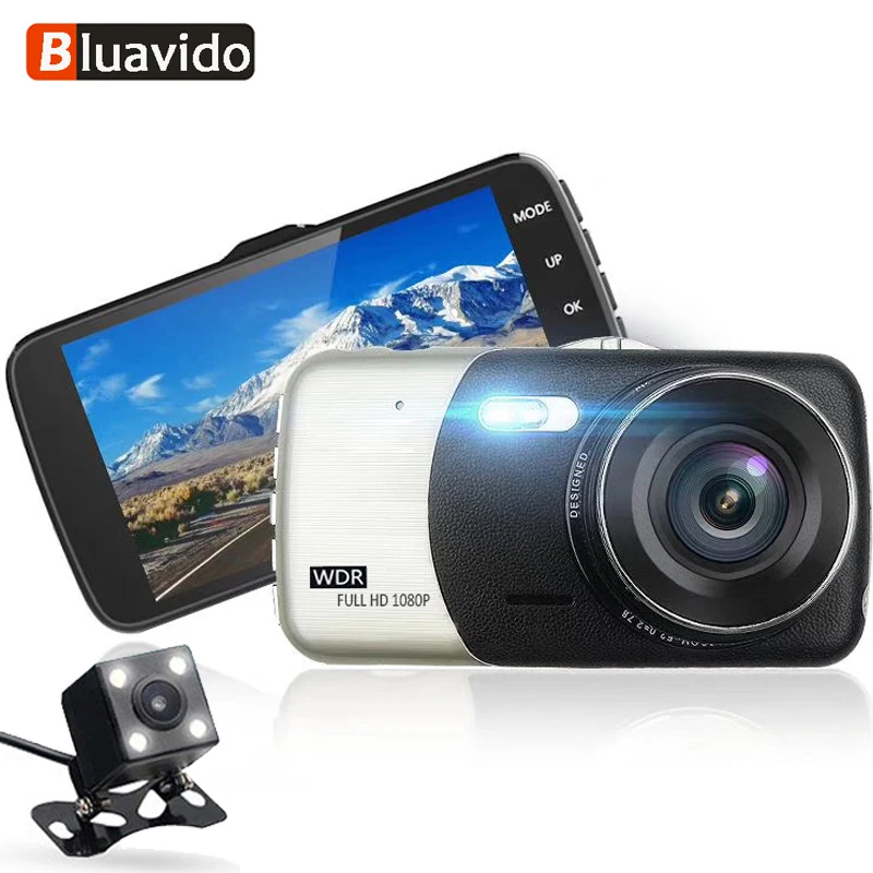 Bluavido 4.0 inch Full HD 1080P Car DVR with Rear Camera Digital Auto Video Recorder Player WDR Dashcam Registrator G-Sensor
Bluavido 4.0 inch Full HD 1080P Car DVR with Rear Camera Digital Auto Video Recorder Player WDR Dashcam Registrator G-Sensor