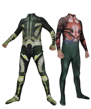 Justice League Aquaman Cosplay Costume 3D Print Skin Spandex Zentai Aquaman Bodysuit Halloween Party suit
Justice League Aquaman Cosplay Costume 3D Print Skin Spandex Zentai Aquaman Bodysuit Halloween Party suit