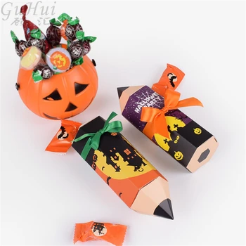 50Pcs Halloween Night Ancient Castle Creative Cartoon Pencil Shape Candy Box Cookies Kids Birthday Party Baby Shower Supplies
50Pcs Halloween Night Ancient Castle Creative Cartoon Pencil Shape Candy Box Cookies Kids Birthday Party Baby Shower Supplies