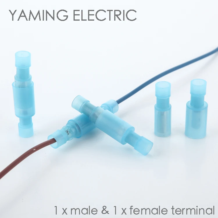 20set/bag 40pcs Male Female Connector Crimp Terminal Nylon Bullet Connectors Blue Electrical Wire Terminals P7
20set/bag 40pcs Male Female Connector Crimp Terminal Nylon Bullet Connectors Blue Electrical Wire Terminals P7