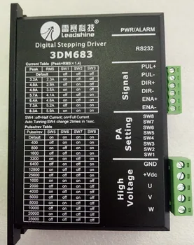 Leadshine 3 Phase Stepper Driver 3DM683 work parameter 60 VDC 0.5A to 8.3A 
Leadshine 3 Phase Stepper Driver 3DM683 work parameter 60 VDC 0.5A to 8.3A