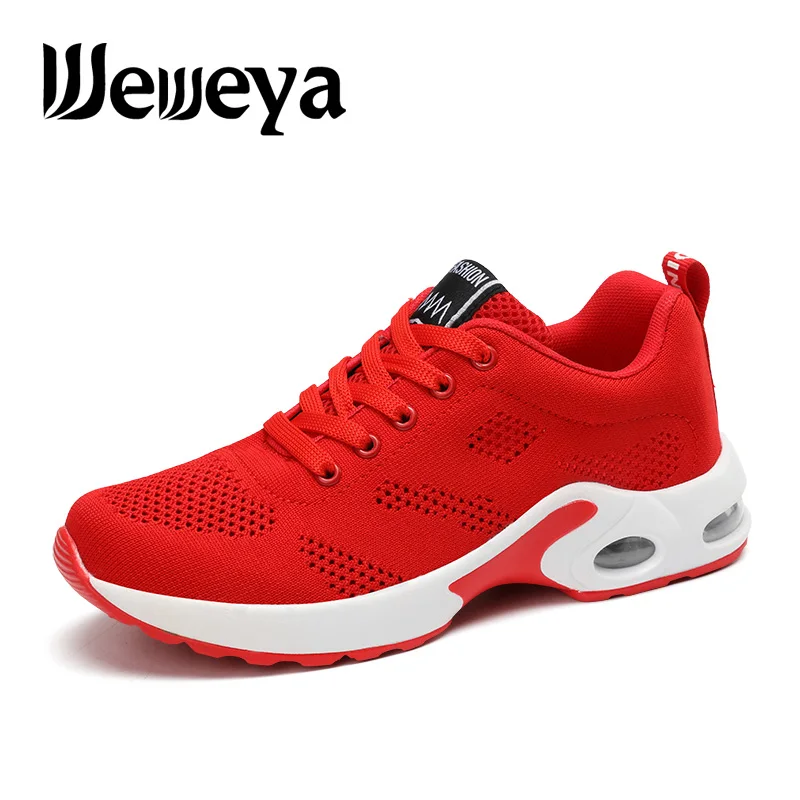 Weweya Hollow Running Shoes Women Color Air Cushion Sneakers Height Increasing Breathable Trainers Flying Woven Mesh zapatillas
Weweya Hollow Running Shoes Women Color Air Cushion Sneakers Height Increasing Breathable Trainers Flying Woven Mesh zapatillas