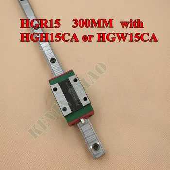 NEW HGR15 linear guide rail 300mm long with 1pcs linear block carriage HGH15CA or HGW15CA HGH15 CNC parts
NEW HGR15 linear guide rail 300mm long with 1pcs linear block carriage HGH15CA or HGW15CA HGH15 CNC parts