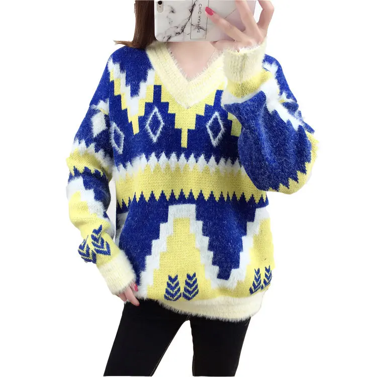 2018 Sexy Lace-up knitted sweaters pullover Women V-neck autumn Long sleeve sweater Casual Solid jumpers female
2018 Sexy Lace-up knitted sweaters pullover Women V-neck autumn Long sleeve sweater Casual Solid jumpers female