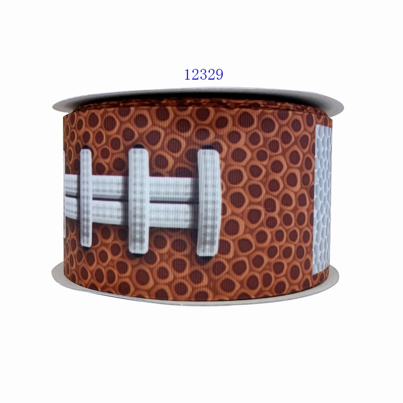 Free shipping sport ribbon 50 yards printed grosgrain ribbon 12329